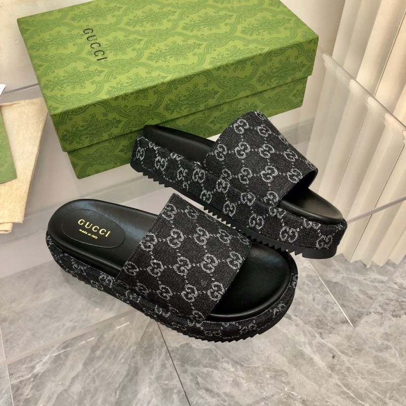 Gucci Shoes厚底拖鞋