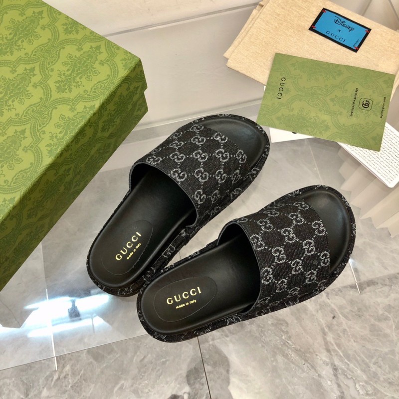 Gucci Shoes厚底拖鞋