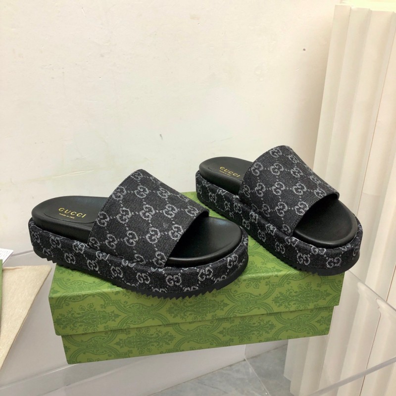 Gucci Shoes厚底拖鞋