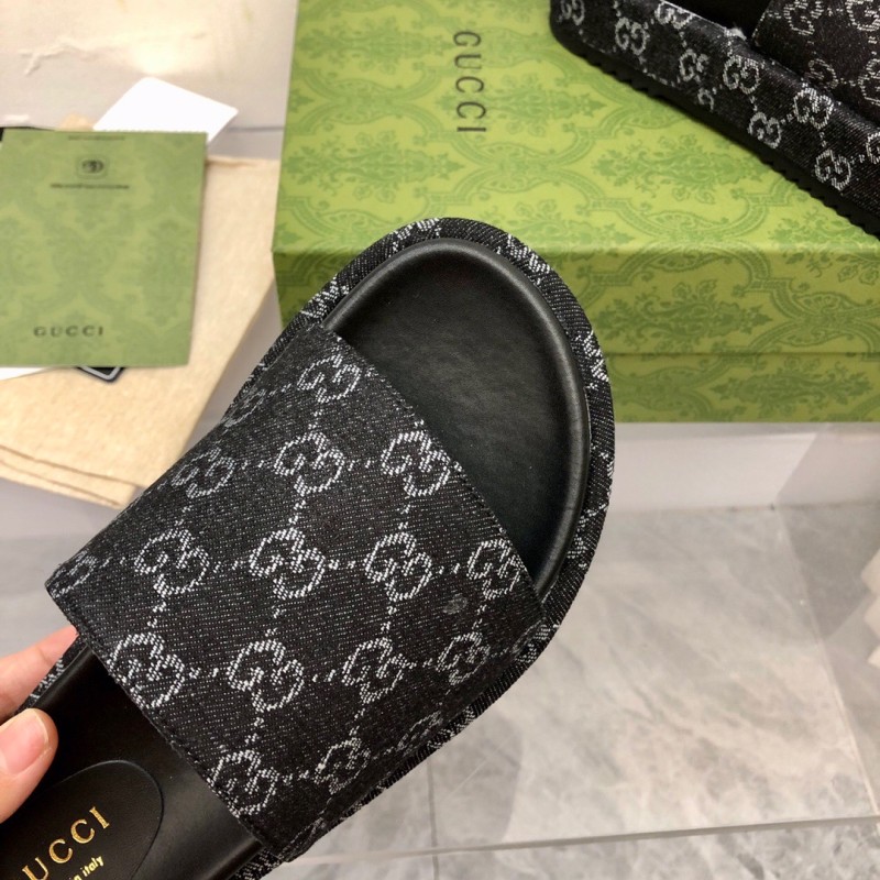 Gucci Shoes厚底拖鞋