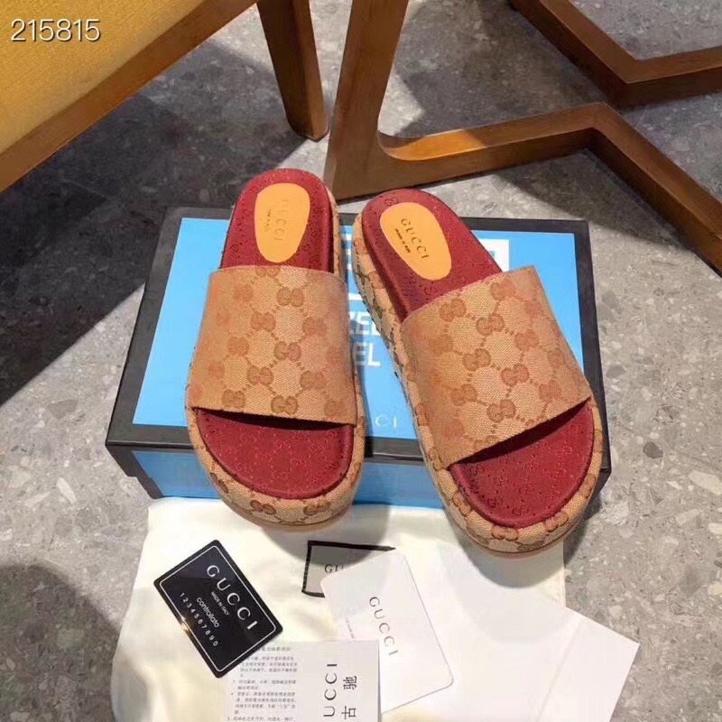 Gucci Shoes厚底拖鞋