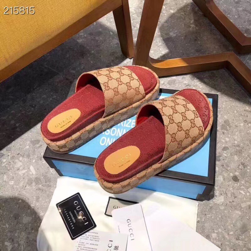 Gucci Shoes厚底拖鞋