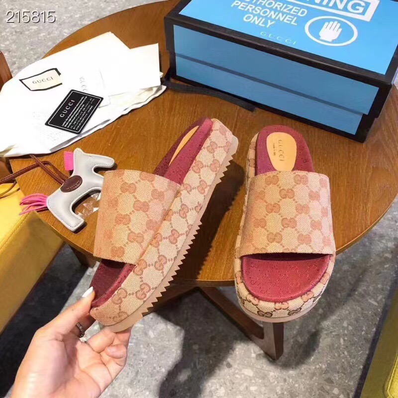 Gucci Shoes厚底拖鞋