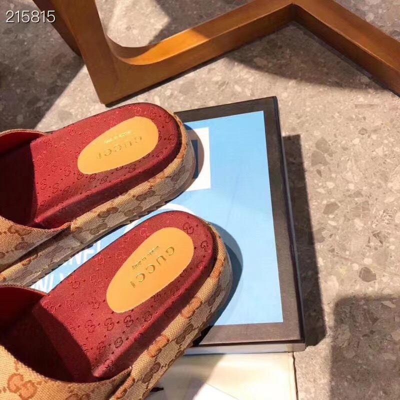 Gucci Shoes厚底拖鞋