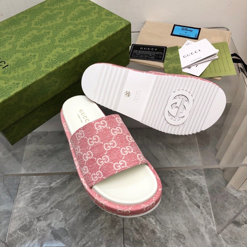 Gucci Shoes厚底拖鞋