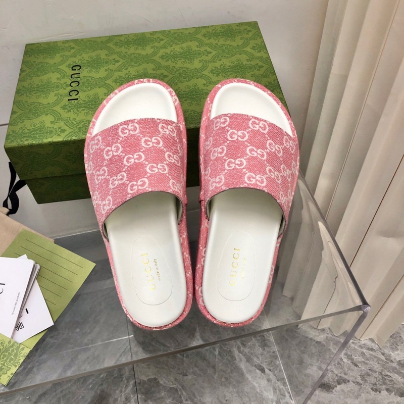 Gucci Shoes厚底拖鞋