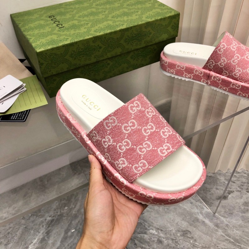 Gucci Shoes厚底拖鞋