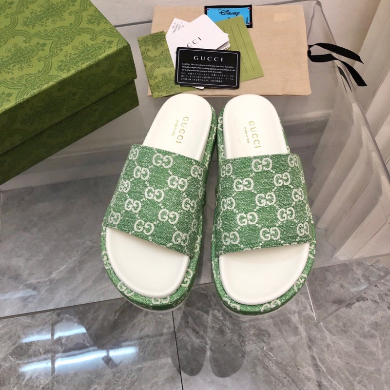 Gucci Shoes厚底拖鞋