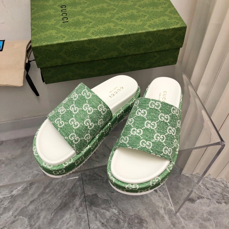 Gucci Shoes厚底拖鞋