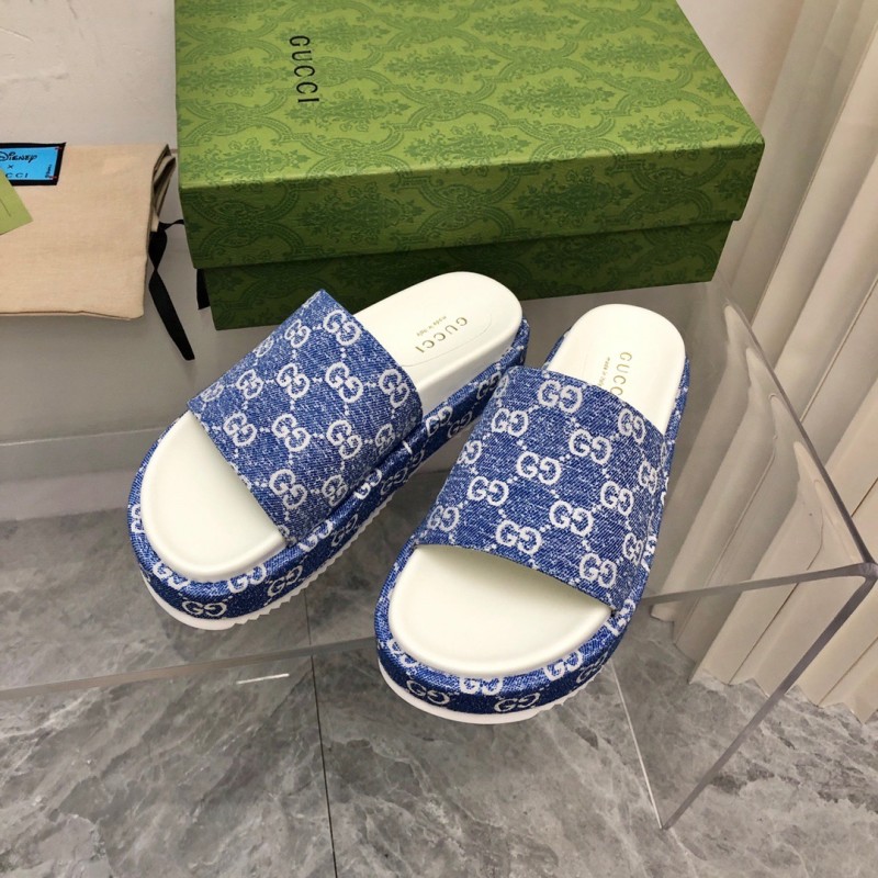 Gucci Shoes厚底拖鞋