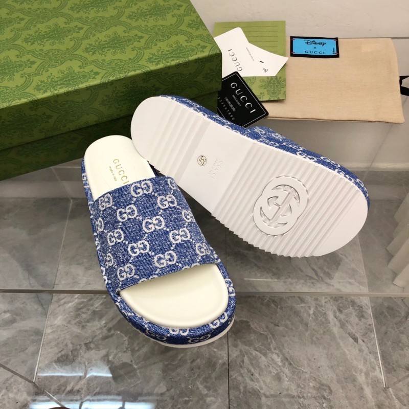 Gucci Shoes厚底拖鞋