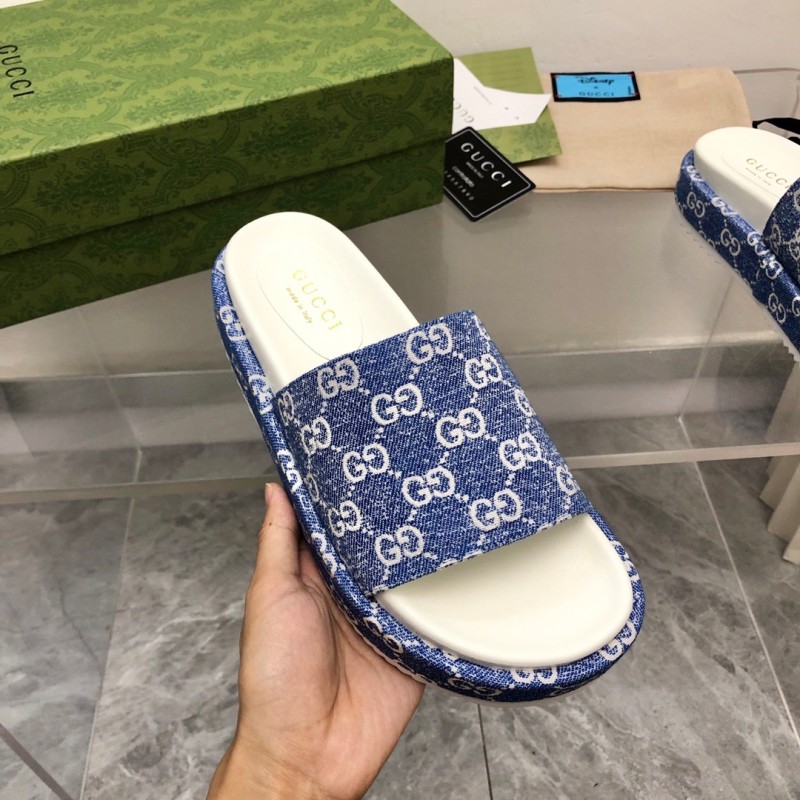 Gucci Shoes厚底拖鞋