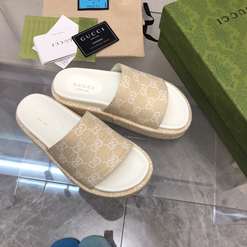 Gucci Shoes厚底拖鞋