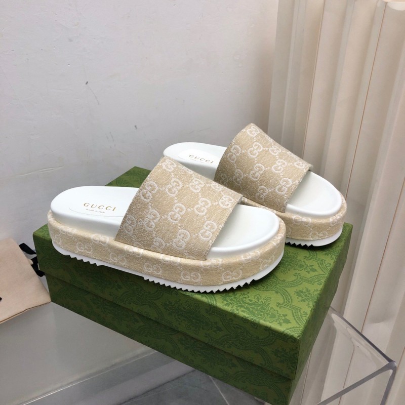 Gucci Shoes厚底拖鞋