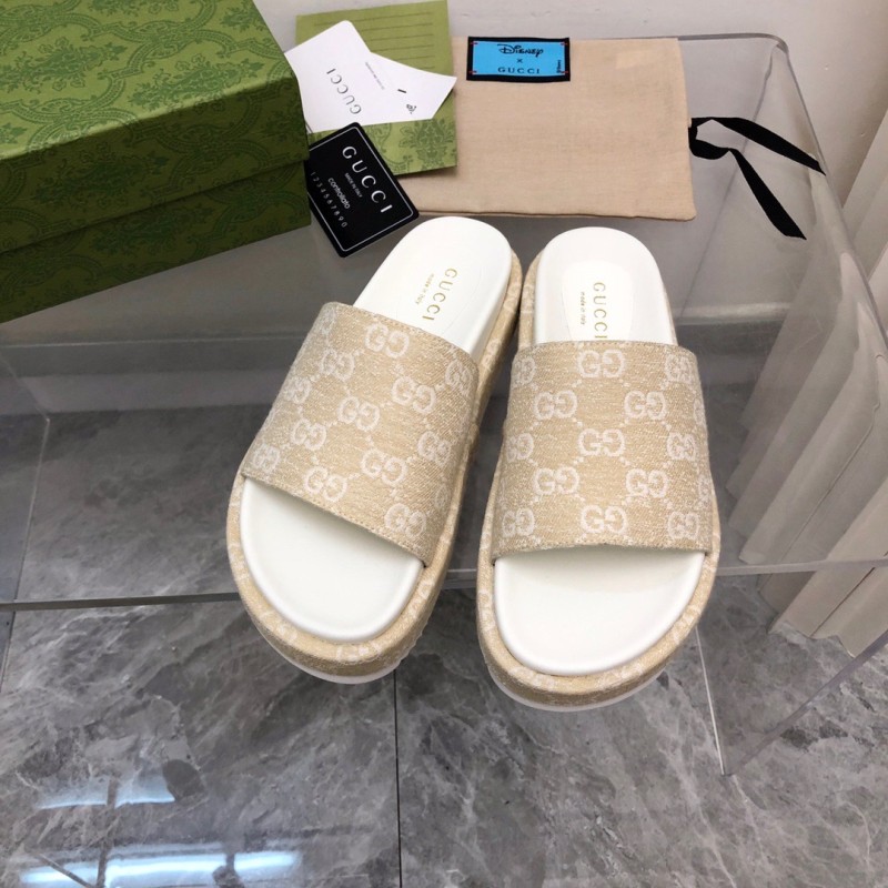 Gucci Shoes厚底拖鞋