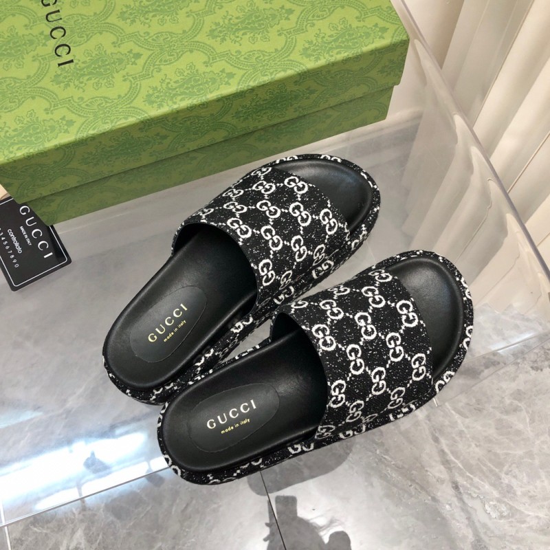 Gucci Shoes厚底拖鞋