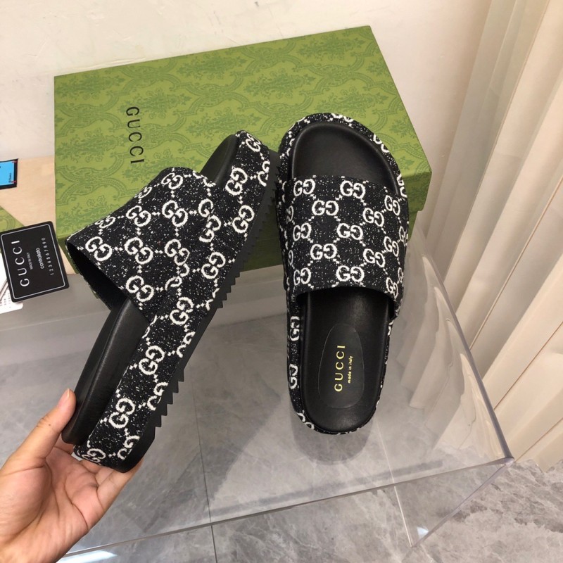 Gucci Shoes厚底拖鞋