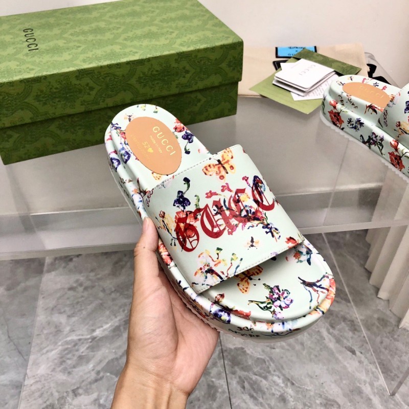 Gucci Shoes厚底拖鞋