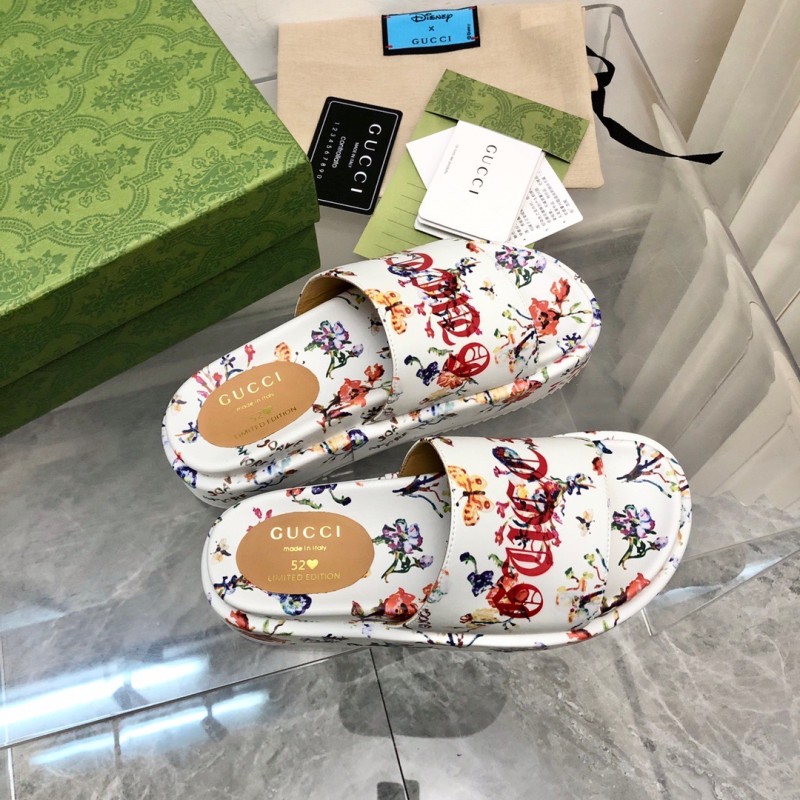 Gucci Shoes厚底拖鞋