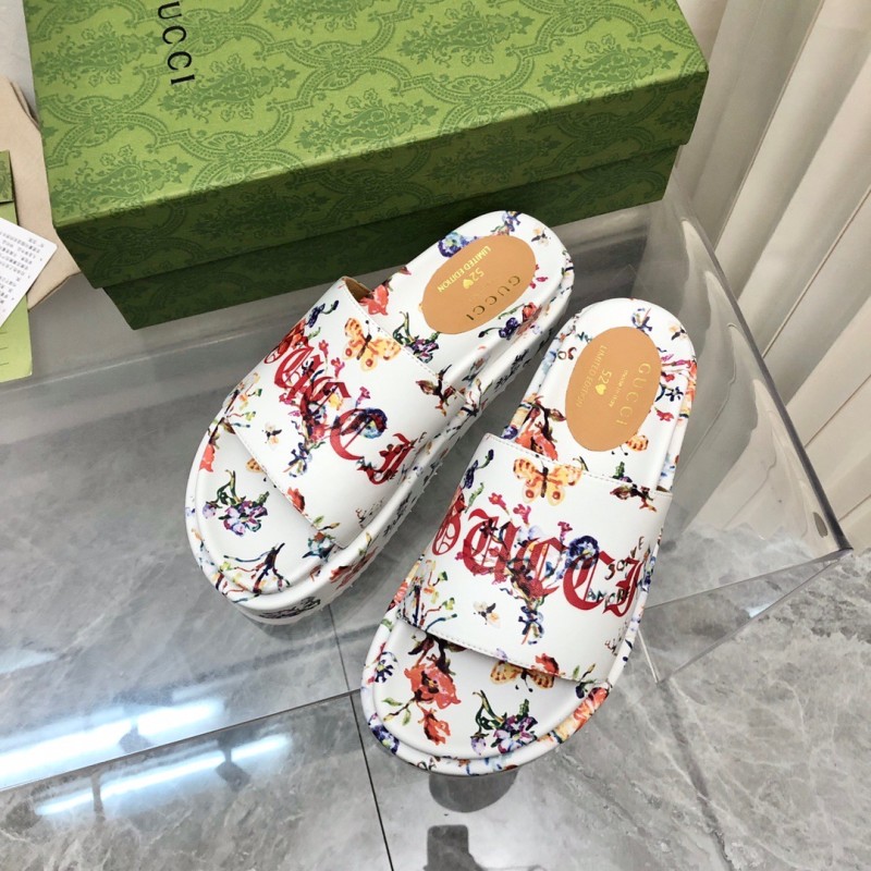 Gucci Shoes厚底拖鞋