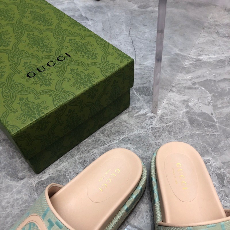 Gucci Shoes厚底拖鞋