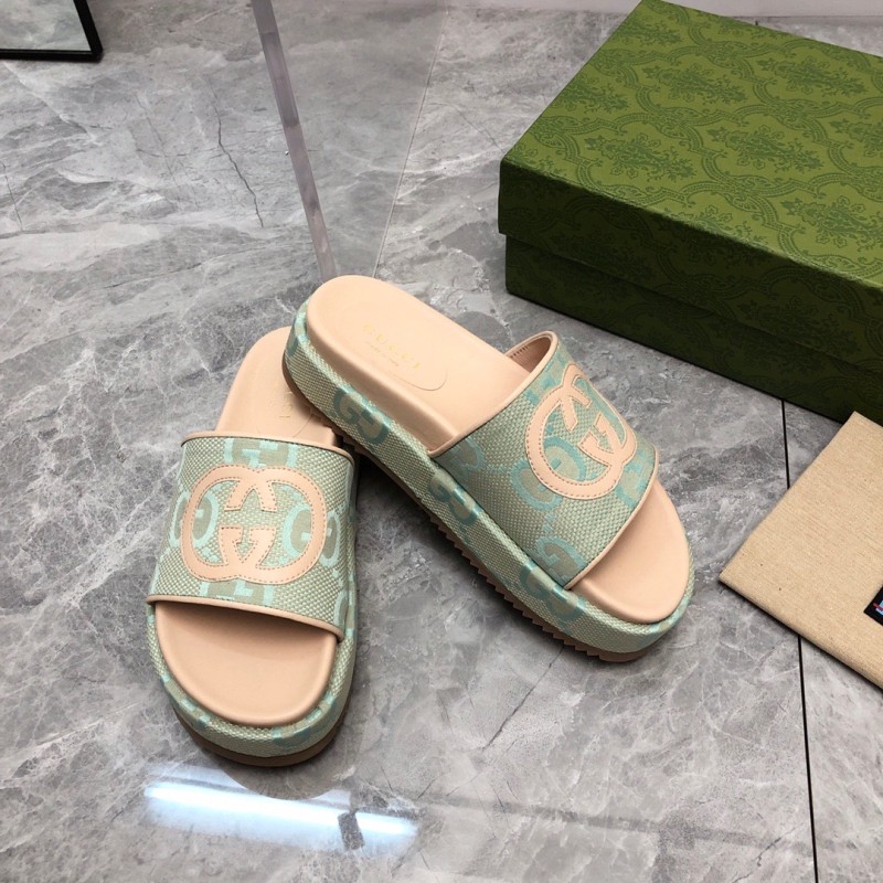 Gucci Shoes厚底拖鞋