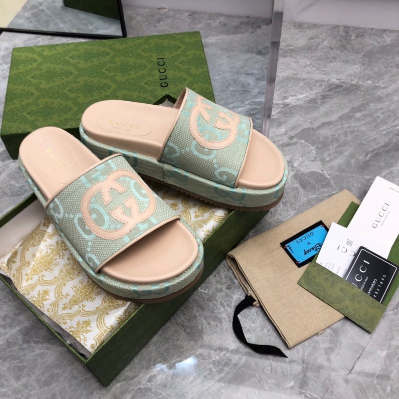 Gucci Shoes厚底拖鞋