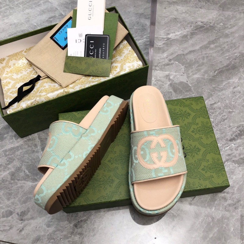 Gucci Shoes厚底拖鞋