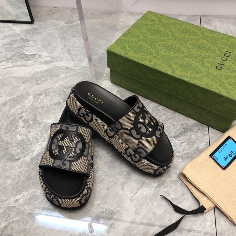 Gucci Shoes厚底拖鞋