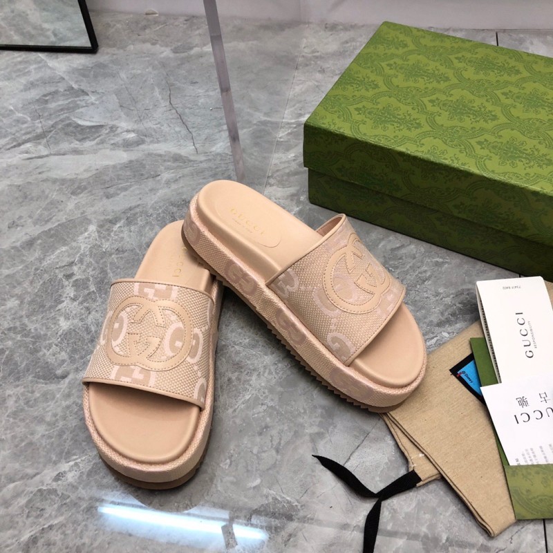 Gucci Shoes厚底拖鞋