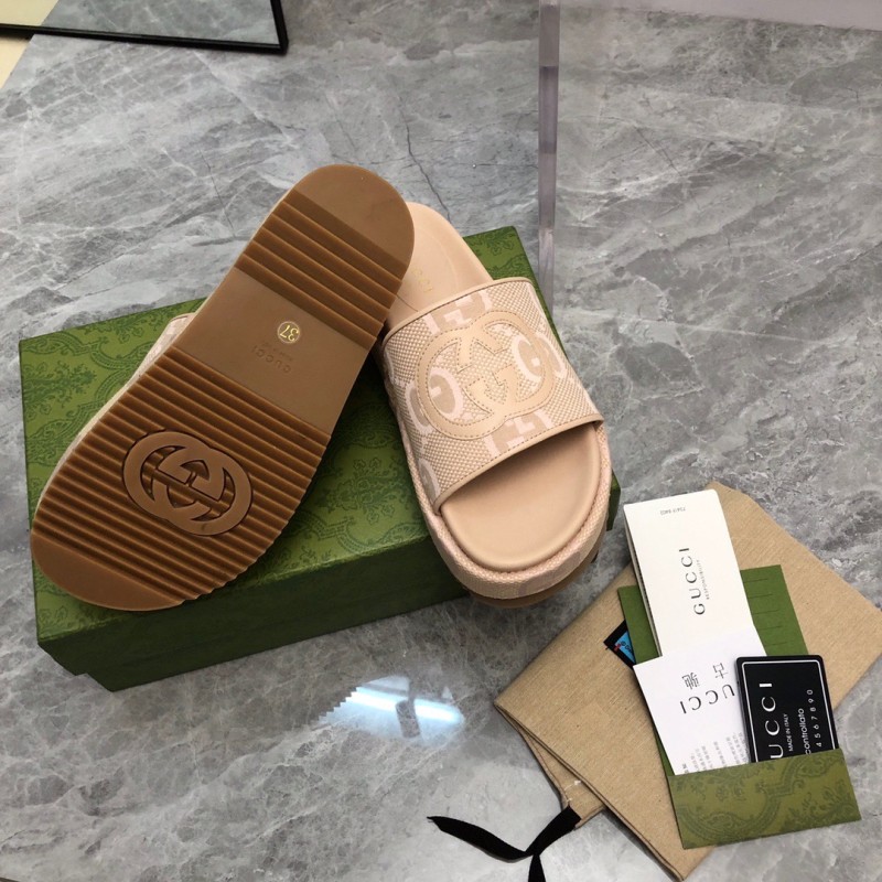 Gucci Shoes厚底拖鞋