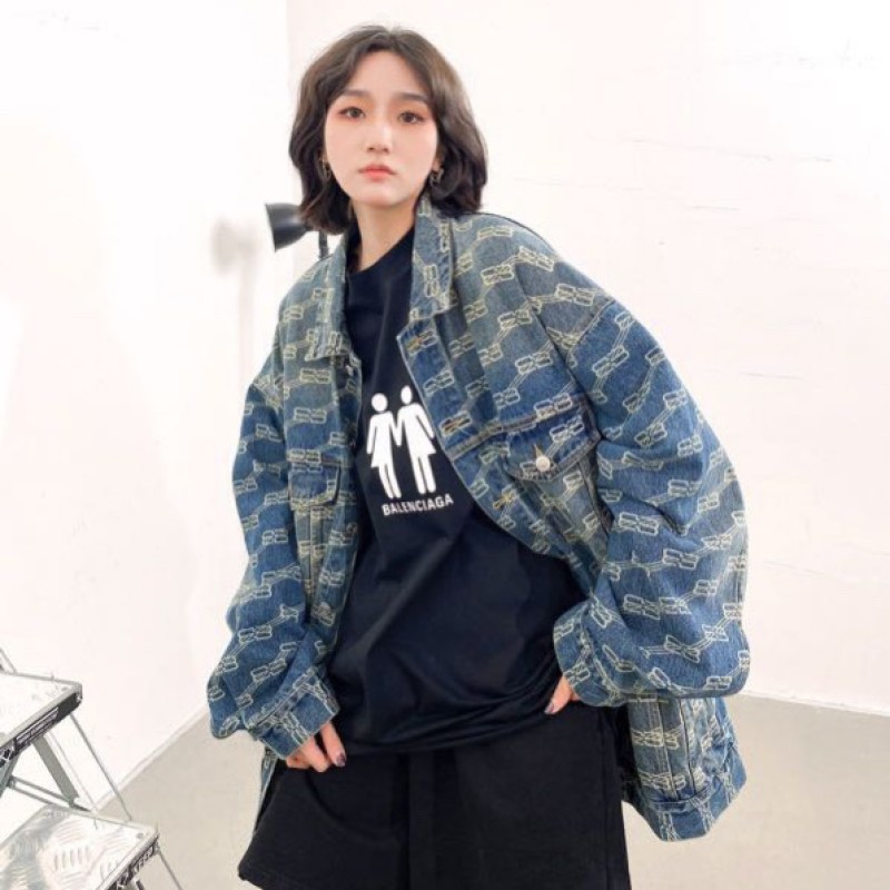 Balenciaga Unisex Denim Jacket 