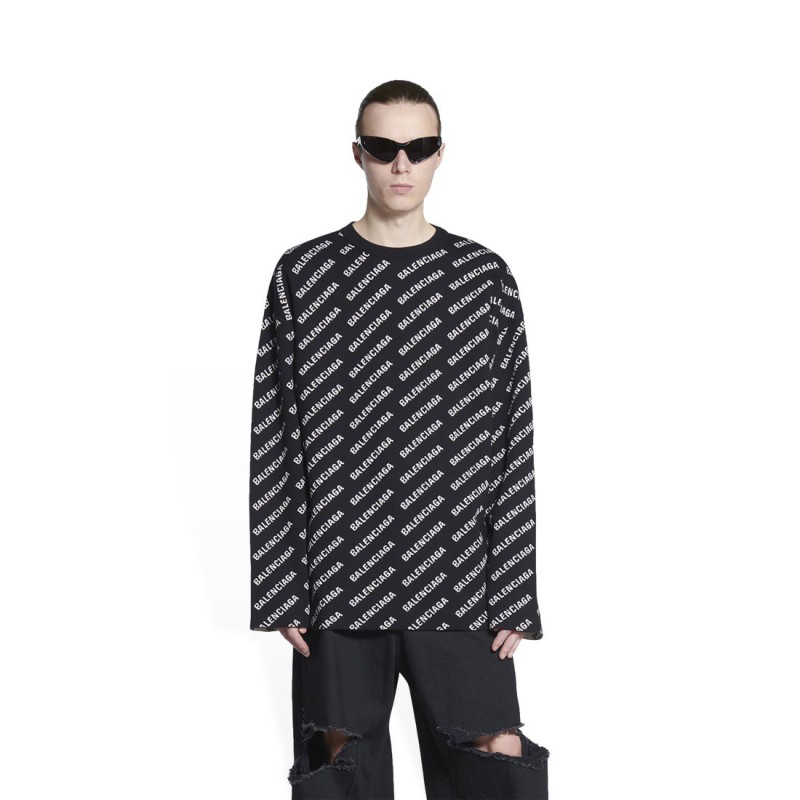 Balenciaga Unisex Long Sleeves Tee