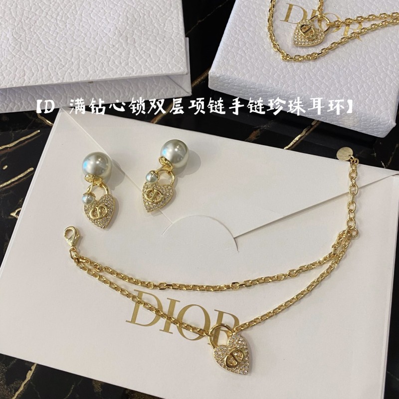 Dior Necklace /  Bracelet / Earrings 