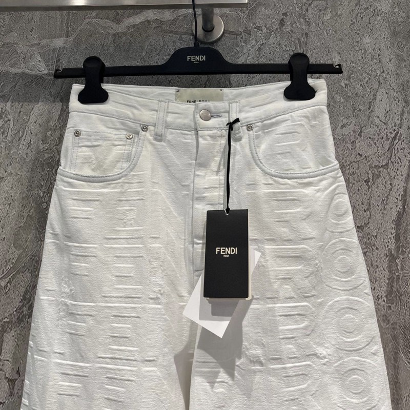 Fendi x Marc Jacobs Long Jeans Pants