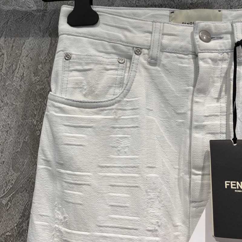 Fendi x Marc Jacobs Long Jeans Pants