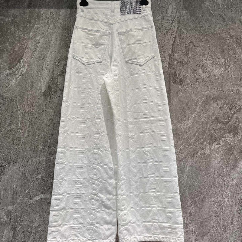 Fendi x Marc Jacobs Long Jeans Pants