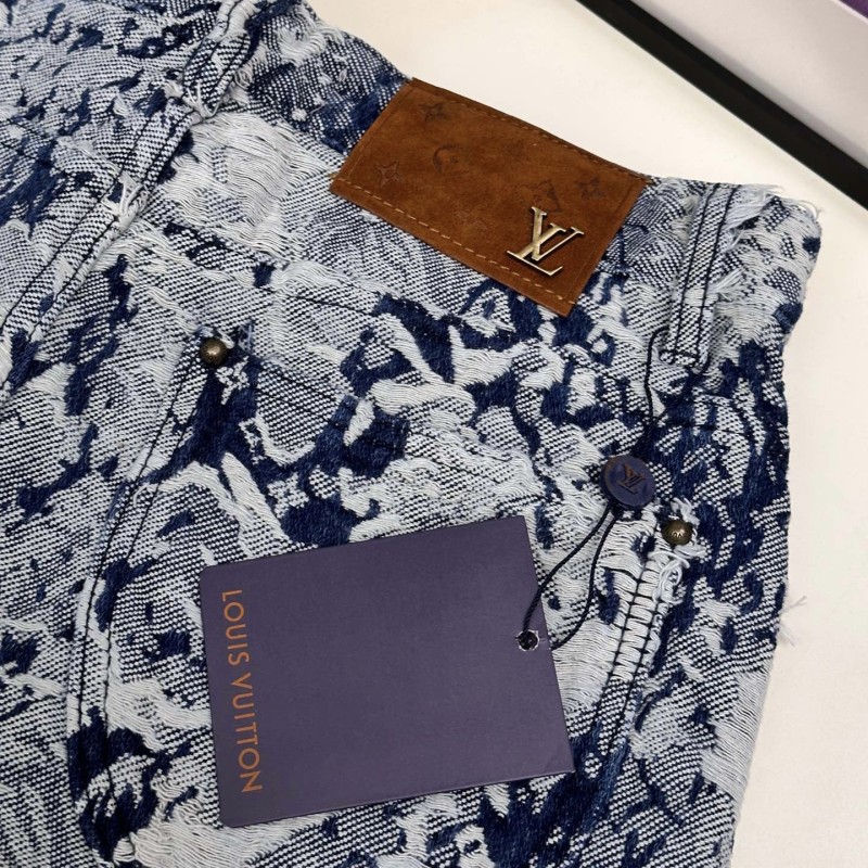 LV Jeans Short Pants