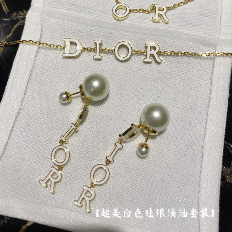 Dior Necklace / Bracelet / Earrings 