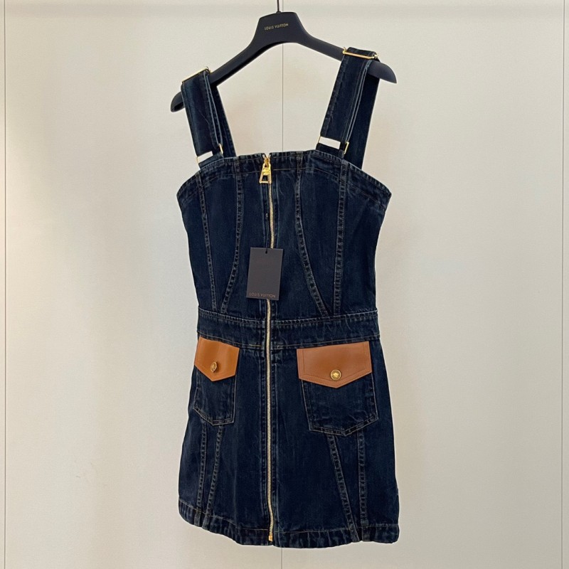 LV Denim Jacket / Denim Dress Set