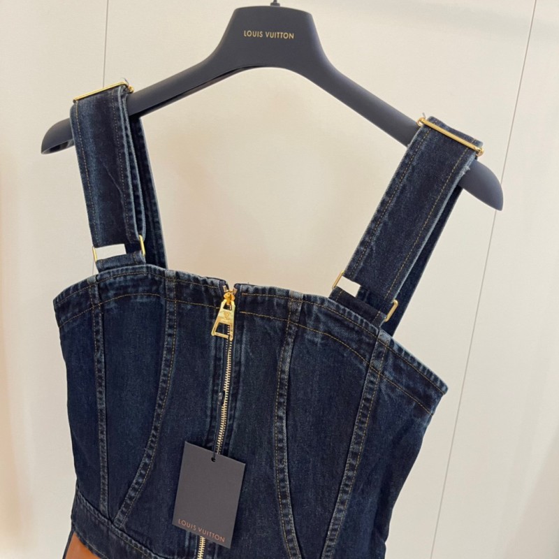 LV Denim Jacket / Denim Dress Set