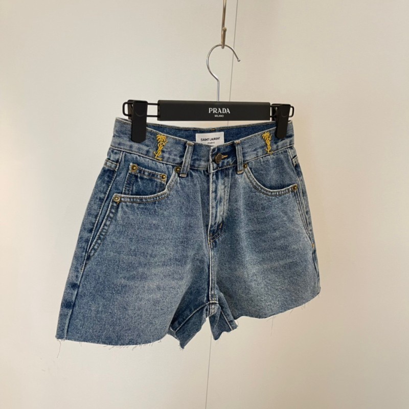 YSL Denim Shorts