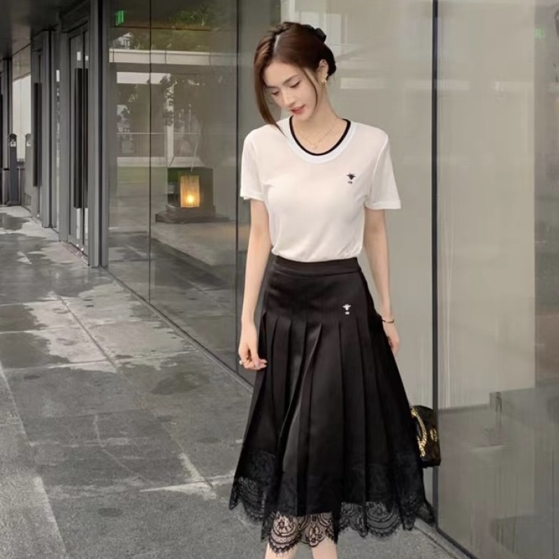 Dior Tee & Long Skirt