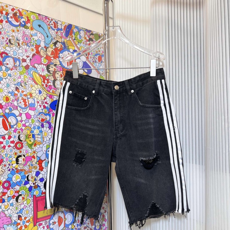 Balenciaga x Adidas Jeans Short Pants