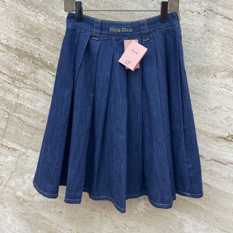 MiuMiu Denim Skirt