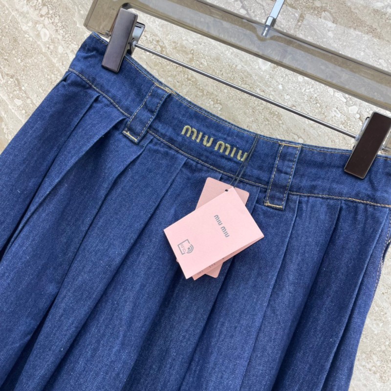 MiuMiu Denim Skirt