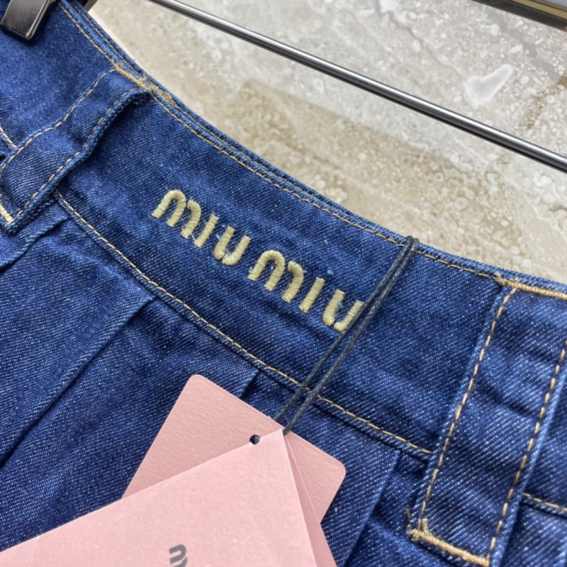 MiuMiu Denim Skirt