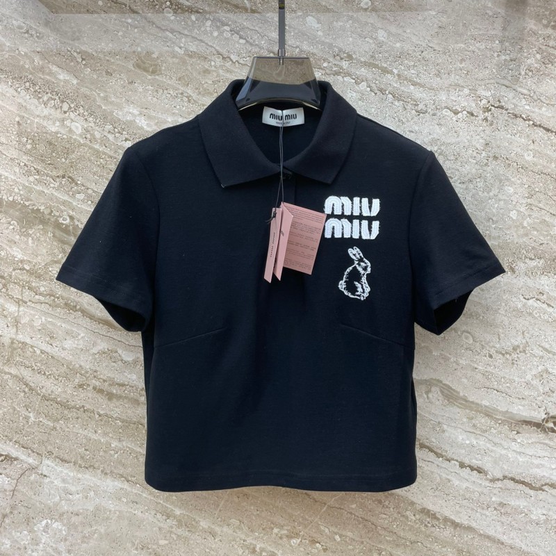 MiuMiu Polo Tee & Short Pant Set