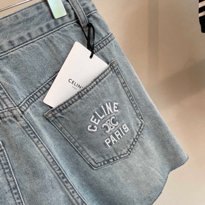 Celine Denim Shorts