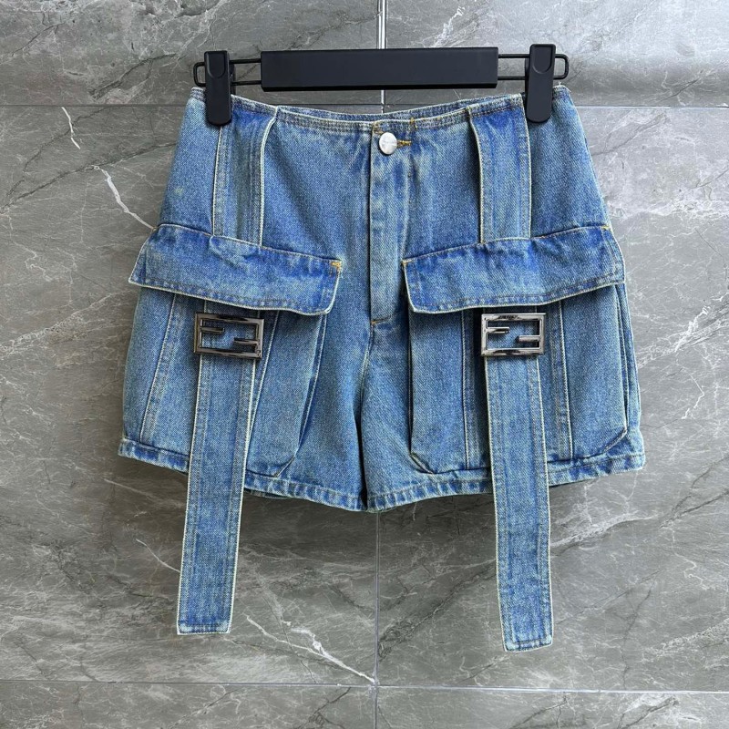 Fendi Denim Shorts